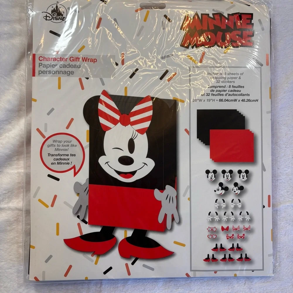 Disney Minnie Mouse Party Set - Red,‎ Black, White